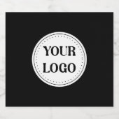 Trendy stijlvol & elegant merk sparkling wijnetiket (Enkel label)