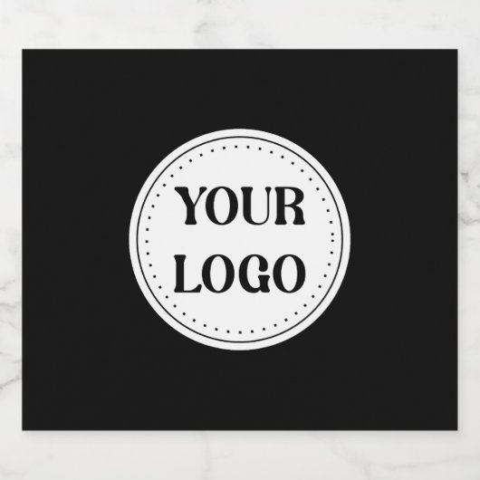 Trendy stijlvol & elegant merk sparkling wijnetiket (Enkel label)