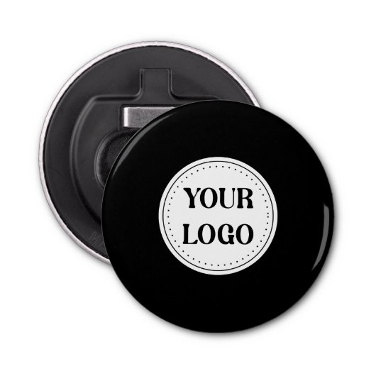 Trendy stijlvol en elegant van merk button flesopener (Voorkant)