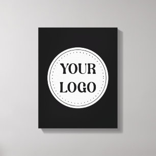 Trendy stijlvol en elegant van merk canvas afdruk
