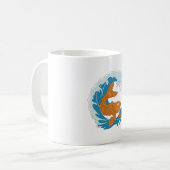 Trendy stijlvolle casual T-shirt voor dagelijks ge Koffiemok (Voorkant links)