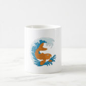Trendy stijlvolle casual T-shirt voor dagelijks ge Koffiemok (Center)