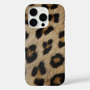 Trendy stijlvolle luipaard bont dier print patroon iPhone 16 pro hoesje