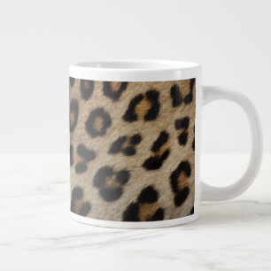Trendy stijlvolle luipaard bont dier print patroon extra grote beker