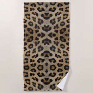 Trendy stijlvolle luipaard bont print dier patroon strandlaken