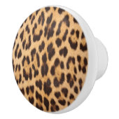 trendy stijlvolle mode leopard print keramische knop (Rechts)