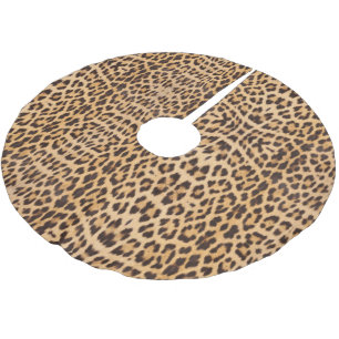 trendy stijlvolle mode leopard print kerstboom rok