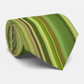 Trendy stijlvolle schaduwen van het Groene Stripe  Stropdas (Opgerold)