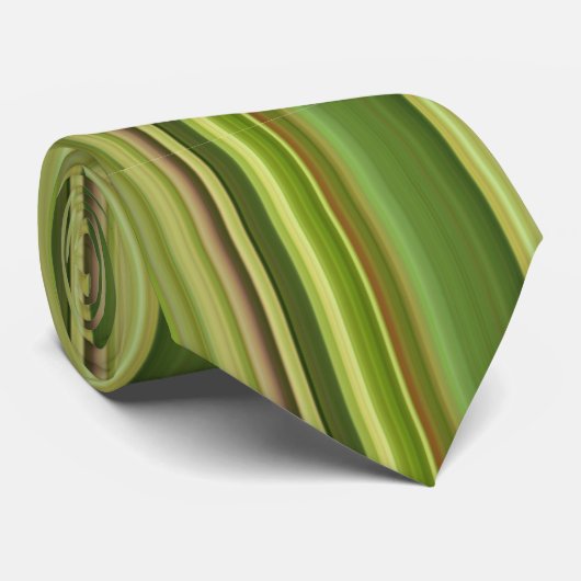 Trendy stijlvolle schaduwen van het Groene Stripe  Stropdas (Opgerold)
