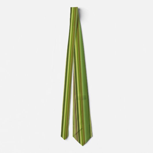 Trendy stijlvolle schaduwen van het Groene Stripe  Stropdas (Achterkant)