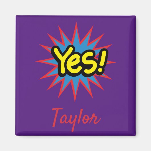 Trendy Street art Magneet (Voorkant)