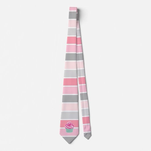 Trendy Stripes, Cupcake Stropdas (Voorkant)