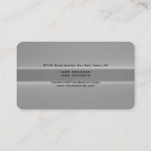 Trendy Style Monogram Minimalist Plain Simple Visitekaartje (Achterkant)