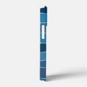 Trendy Stylish Blue Pattern Case-Mate iPhone Case (Achterkant / Rechts)