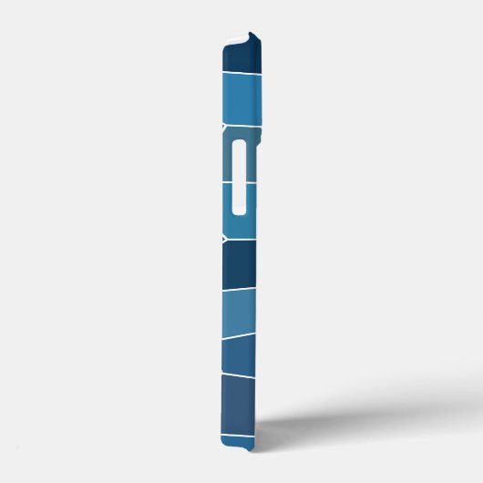 Trendy Stylish Blue Pattern Case-Mate iPhone Case (Achterkant / Rechts)