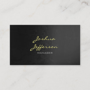 Trendy Stylish Gray Pattern Manager Visitekaartje