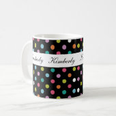 Trendy Stylish Monogram Coffee Mugs Koffiemok (Voorkant links)