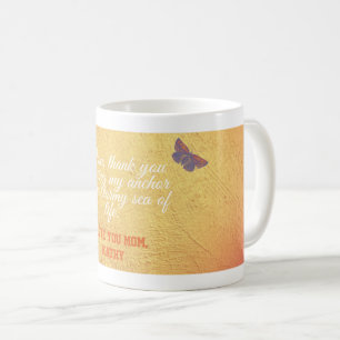 Trendy Stylish Typography Quote mam Moederdag Koffiemok