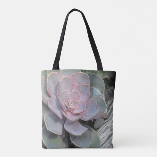 Trendy Succulent Draagtas (Achterkant)