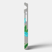 Trendy Succulents & Sleeping Llama | Gepersonalise Case-Mate iPhone Case (Achterkant / Links)