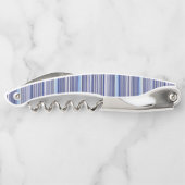 Trendy Summer Navy Blue Boat Stripes Collectie Kurkentrekker (Achterkant)