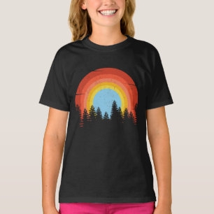 TRENDY  SUNSET FOREST NATUUR T-Shirt