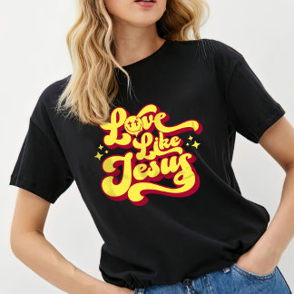 Trendy T-shirt, Christelijk Shirt, liefde zoals Je T-shirt