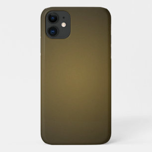 Trendy Tan en Black Grainy Vignette iPhone 11 Hoesje
