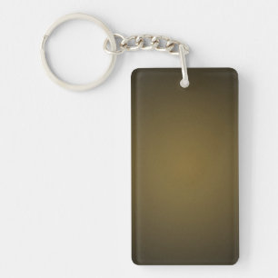 Trendy Tan en Black Grainy Vignette Sleutelhanger