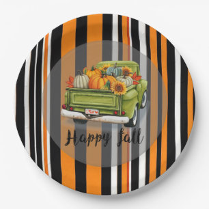 Trendy Thanksgiving Mooi Herfst Collectie Papieren Bordje