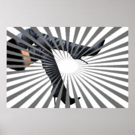 Trendy Thigh Boot Art Poster