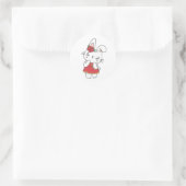 Trendy Thoughtful Bunny sticker (Tas)