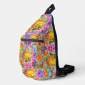 Trendy Tie Dye Sling Bag (Rechterhoek)