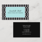 Trendy Tiffany Visitekaartjes (Voorkant / Achterkant)