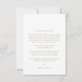 Trendy Transparency Effect Elegant Photo Wedding Save The Date (Achterkant)