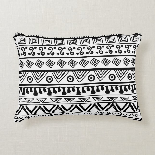 Trendy Tribal Pillow Accent Kussen (Voorkant)