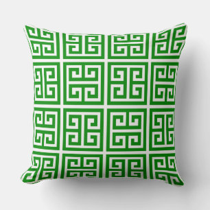Trendy Tropical Green Key Pattern Kussen