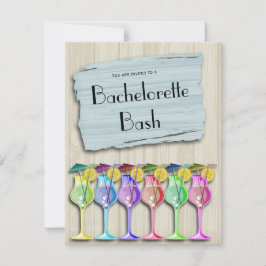 Trendy Tropical Umbrella Drink Kaart