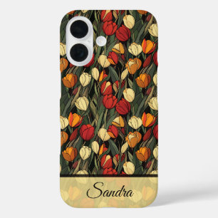 Trendy Trouwambassadeur Cadeau Tulp Bloemstuk Maat iPhone 16 Hoesje