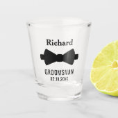 Trendy Trouwfeest Afscheid Van De Vrijgezel Gesche Shot Glas (Voorkant)