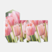 Trendy tulp gunst of geschenkdoos bedankdoosjes (Uitgevouwen)