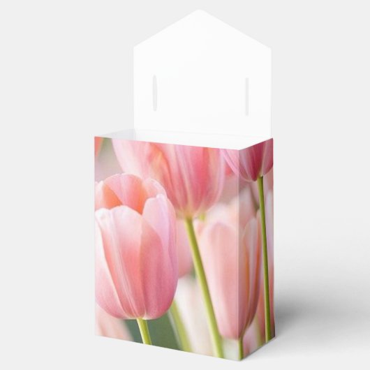 Trendy tulp gunst of geschenkdoos bedankdoosjes (Geopend)