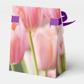 Trendy tulp gunst of geschenkdoos bedankdoosjes (Achterkant)