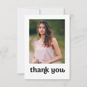 Trendy Typografie Afstuderen foto Bedankt