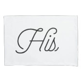 Trendy typografie "Zijn en de Heren" Kussensloop (Voorkant-Links)