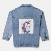 Trendy Unicorn Customizable Magical Fashion Gift (Verso)