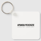 Trendy uniek creatief minimalistisch ontwerp sleutelhanger (Voorkant)