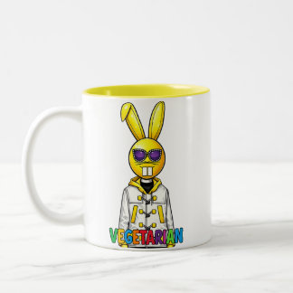 Trendy Urban Art Grafische Koffiemok | Kleurrijk T Tweekleurige Koffiemok