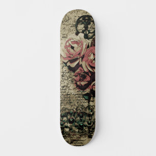 Trendy Urban Street Art Geïnspireerd Bloemen Skate Skateboard