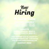 Trendy vacature Recruitment Adverteren Raamsticker (Vel 3)